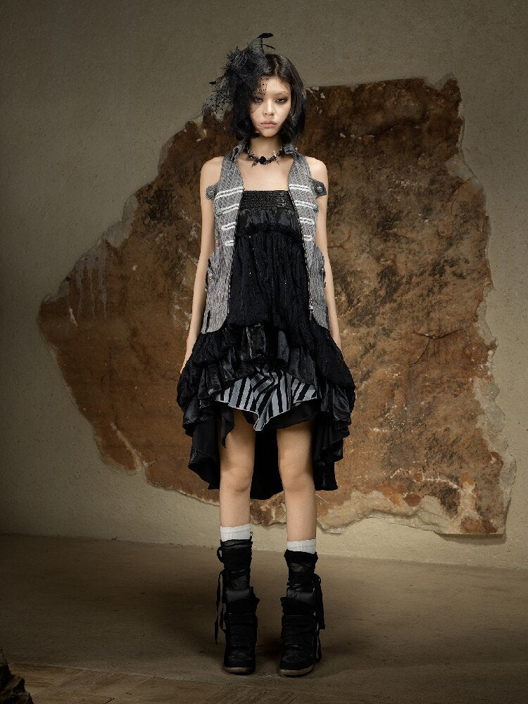 Irregular High Waisted Bandeau Skirt【s0000016929】
