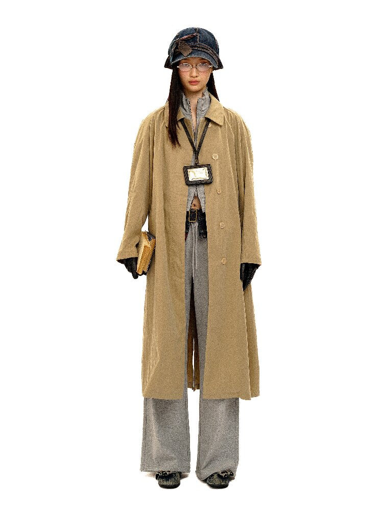 Classic Lapel Raglan Trench Coat【s0000016123】