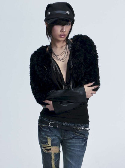 Knitted Patchwork Casual Stack Hat【s0000014662】