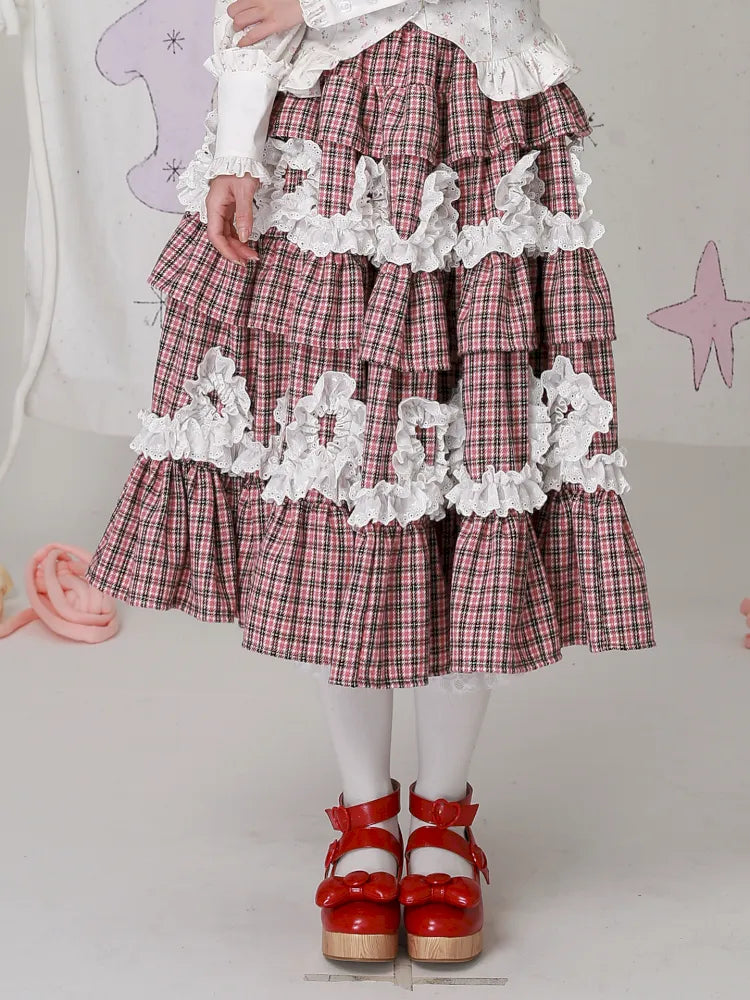 Old-fashioned Lolita cute girl skirt cake skirt【s0000014102】