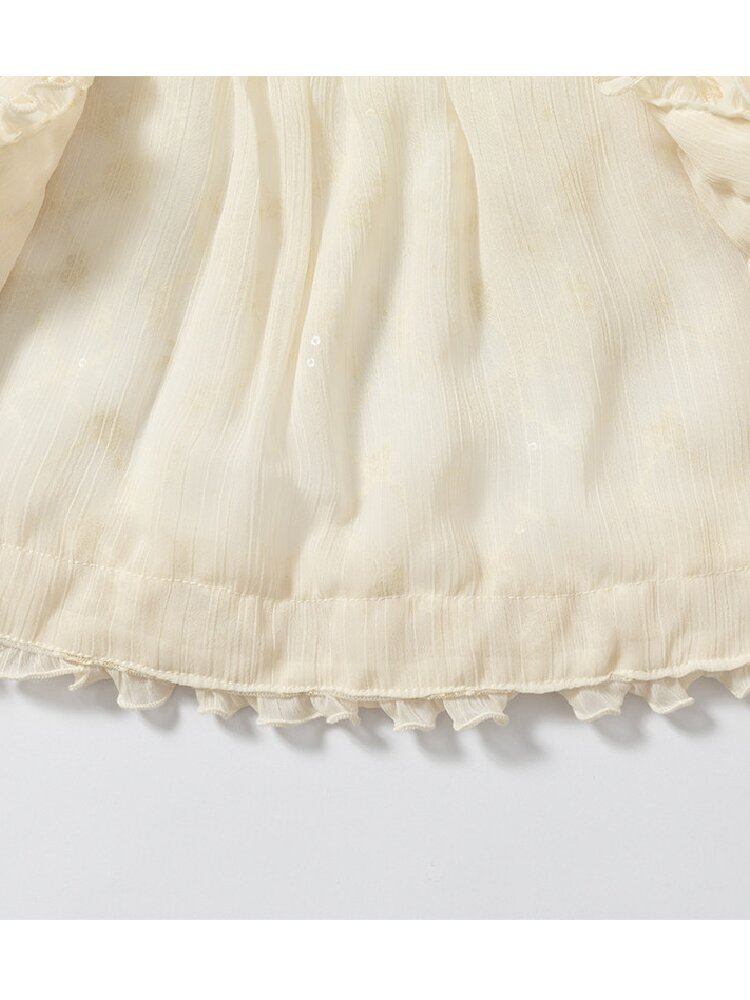 Vintage Court Chiffon Lace Cover-Up【s0000017244】