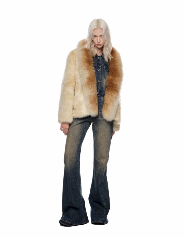 Gradient FOX FUR COAT [S0000010638]