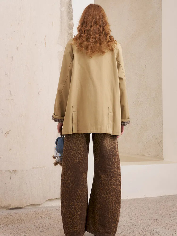 Cotton-lined trench coat【s0000014076】