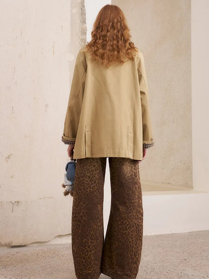 Cotton-lined trench coat【s0000014076】