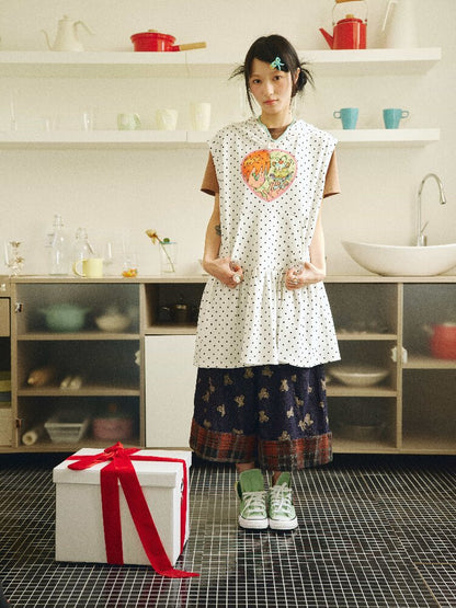 Bird's Bird Observation Pudding Sweatshirt Dress【s0000018692】
