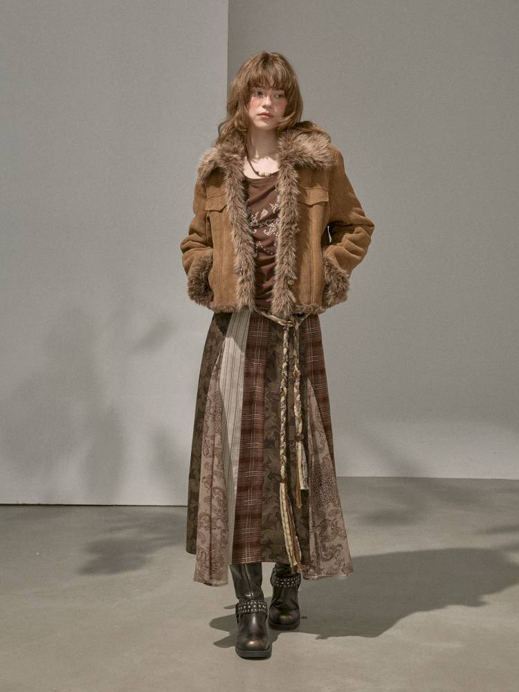 Faux Fur Collar Jacket【s0000014409】