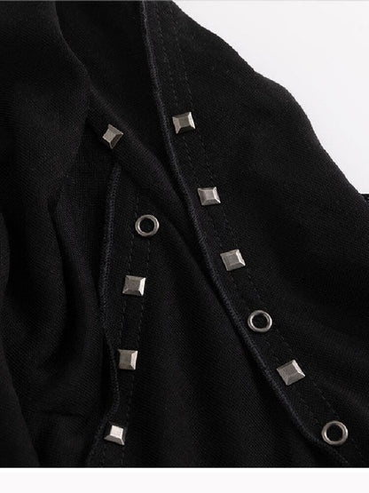Gradient Print Ruffle Faux Vest【s0000017496】