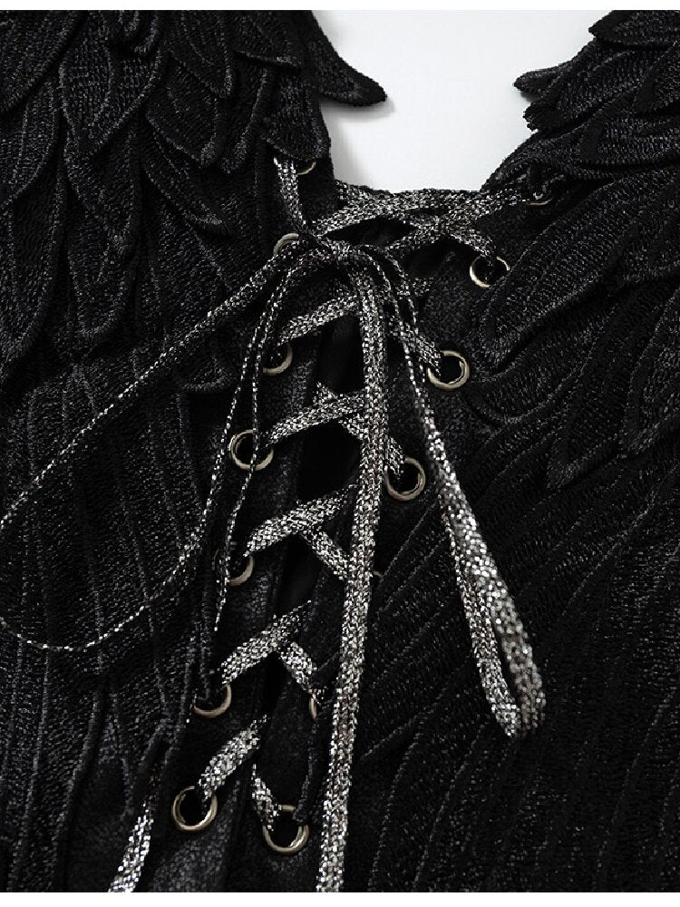Vintage Court Wing Embroidered Top【s0000017859】