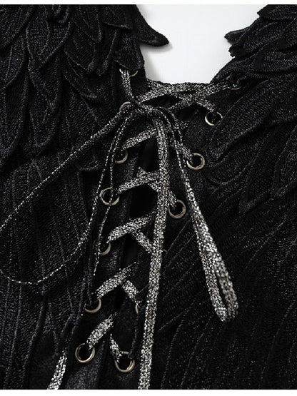 Vintage Court Wing Embroidered Top【s0000017859】