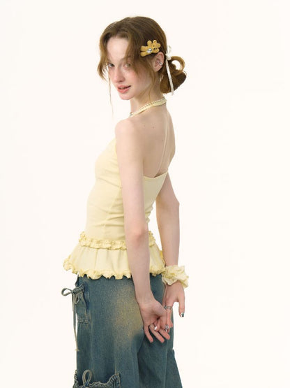 Knit Neck Vest Camisole【s0000012247】