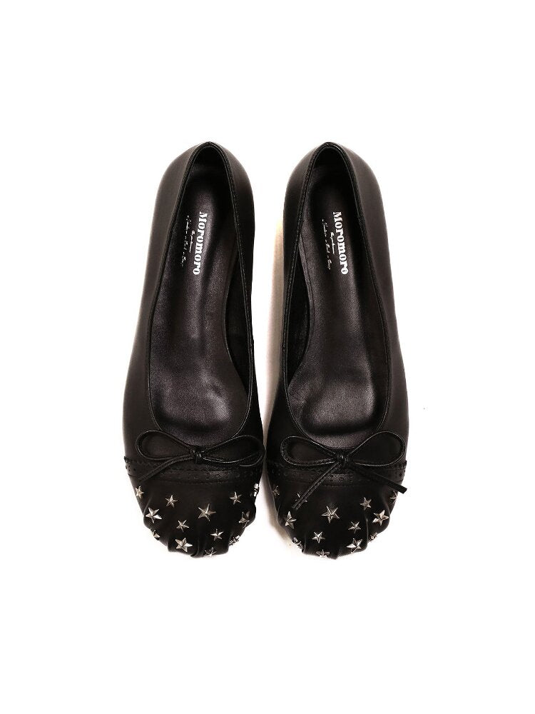 Baroque Star Studded Pleated Shoe【s0000016413】
