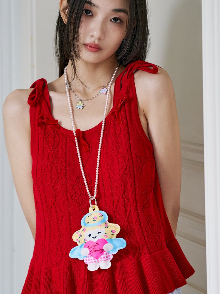 Heart Cherub Necklace【s0000012448】