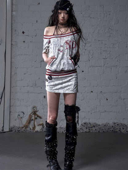 Hoodie sleeveless bodycon dress【s0000012785】