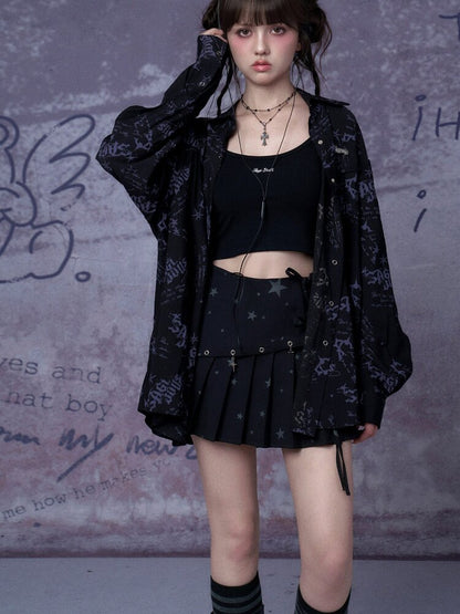 Printed Street Festival Shirt【s0000015761】