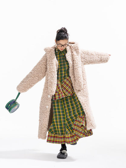 Hooded Cotton Clip Long Loose Jacket【s0000011311】