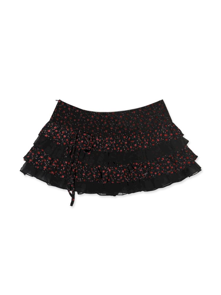 Anti-exposure pleated short skirt【s0000012557】