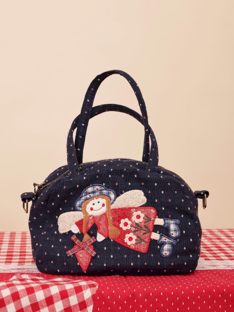 POLKA DOT CROSSBODY HANDBAG [S0000010892]