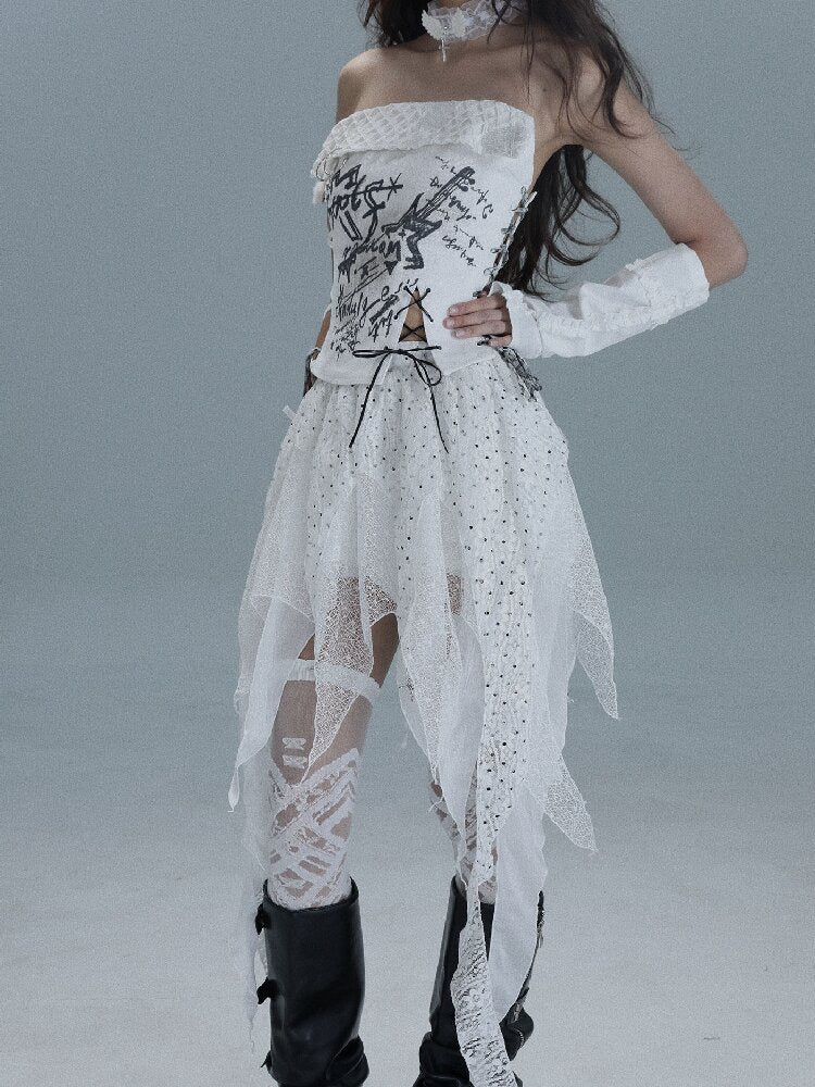 Irregular Splicing Broken Skirt【s0000016716】