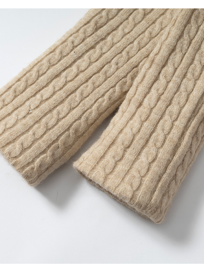 Vintage Punk Scarf Wool Knit Layer【s0000014923】