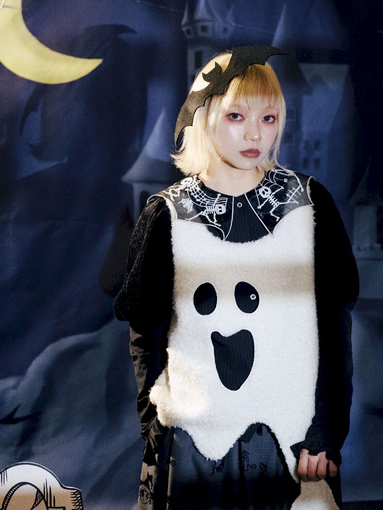 Ghost Ghostface Cutout Vest【s0000011562】