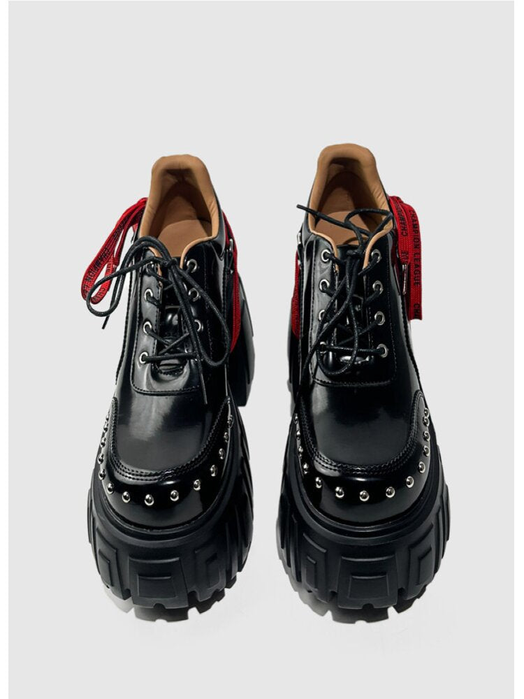 Studded Y2K Muffin Platform Shoes【s0000015714】