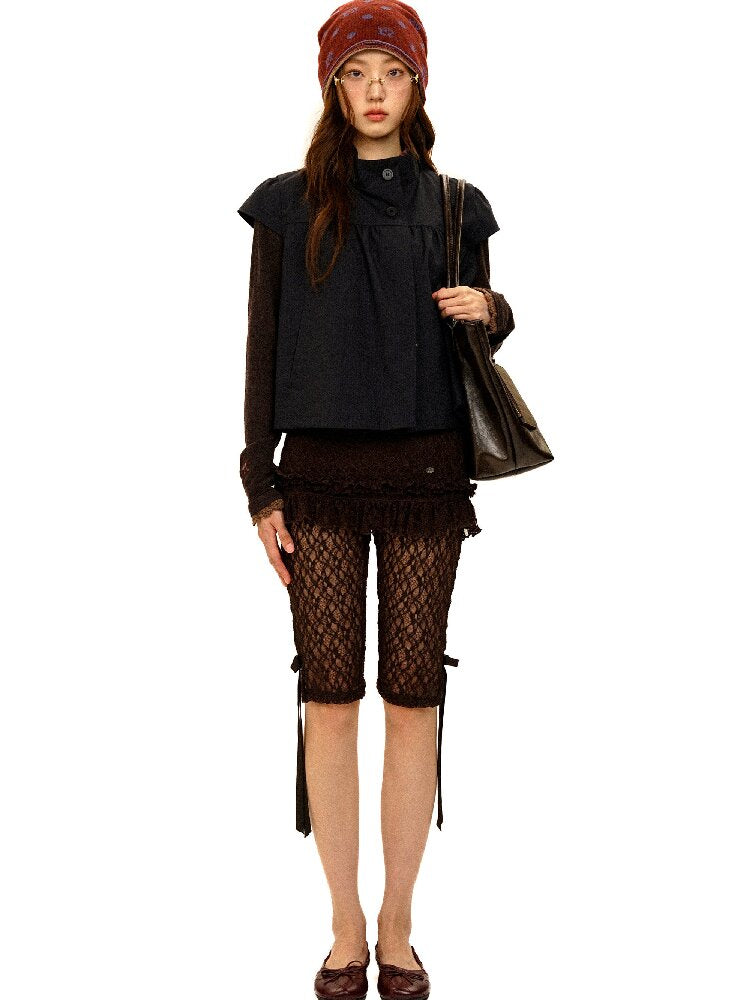 Fake Two Ruffled Lace Skirt Panties【s0000017909】