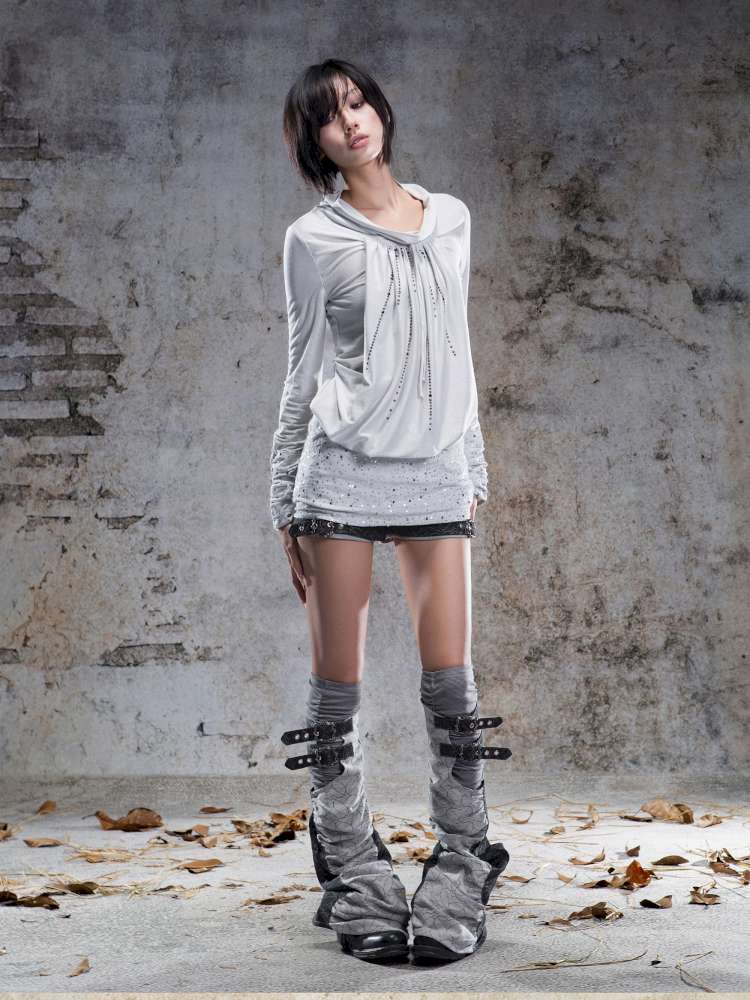 Pull-Over Collar Knit Dress【s0000014491】