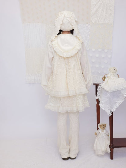 Bow Hook Flower Lace Suspenders【s0000016503】