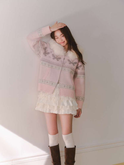 Long-Sleeve Knit Cardigan【s0000014609】