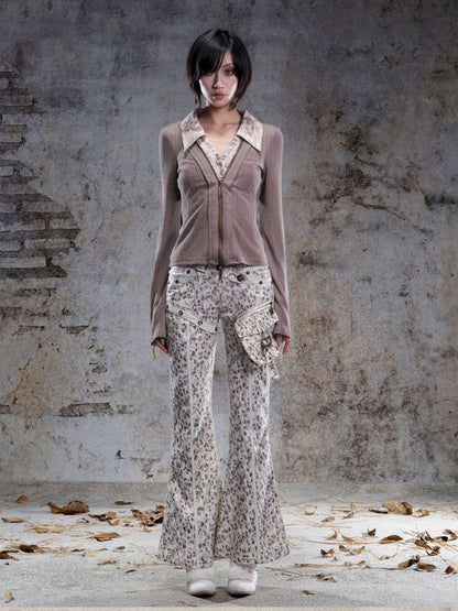 V-Neck Pullover Long-Sleeve Knit Top【s0000014492】