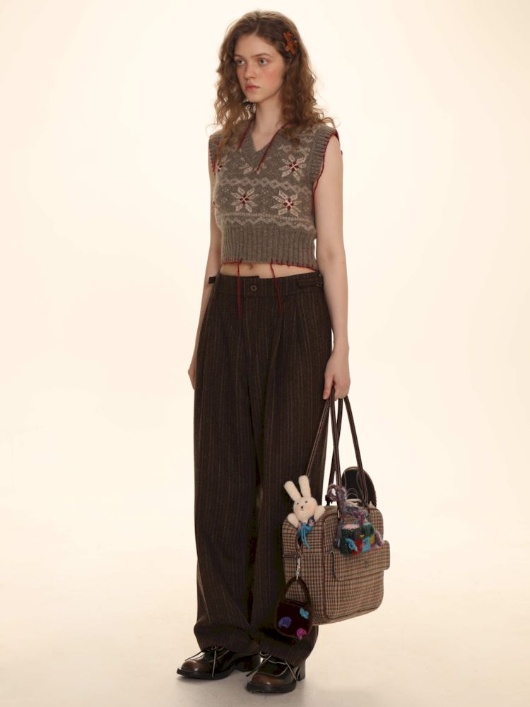 Snowflakev-Neck 니트 언더 셔츠 [S0000006009]