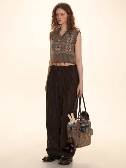 Snowflakev-Neck 니트 언더 셔츠 [S0000006009]