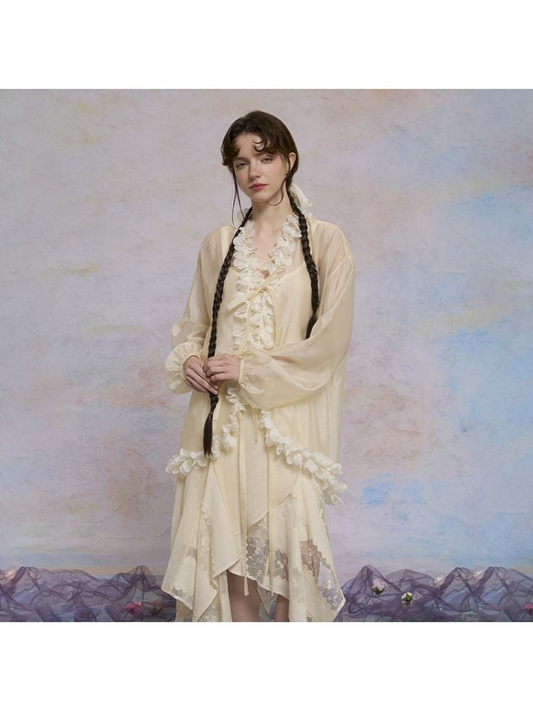 Thin long-sleeved vacation wind sun shirt【s0000013589】