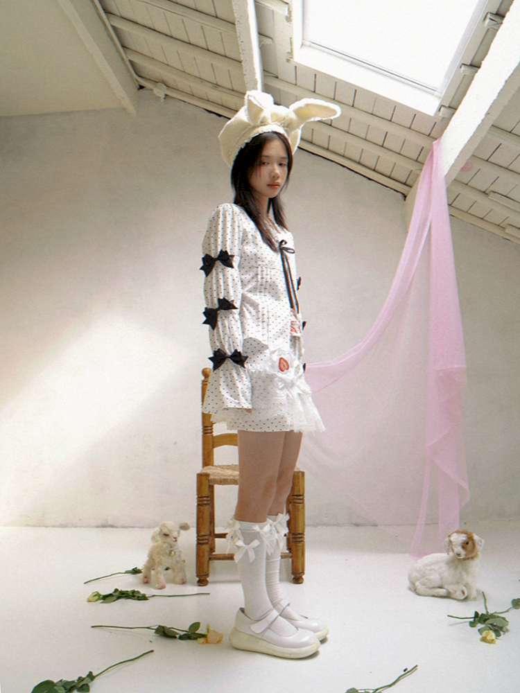 Patchwork Print Fitted Long-Sleeve Shirt【s0000014523】