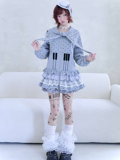 Antique Ghost Girl Gray Sailor Dress【s0000014696】