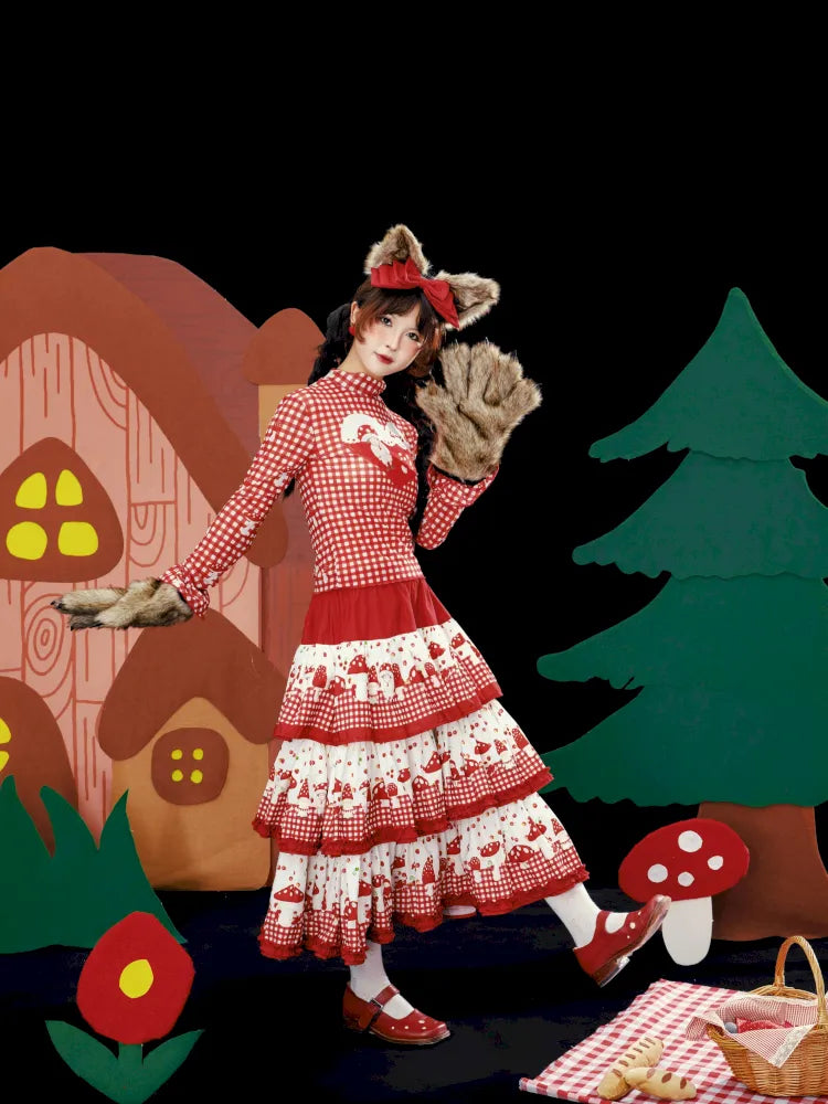 Red Mesh Sun Protection Base【s0000013936】