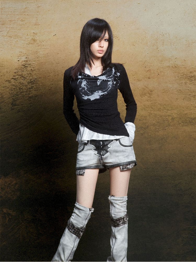 Hanging Neck Early Spring Knit Inner Top【s0000011804】