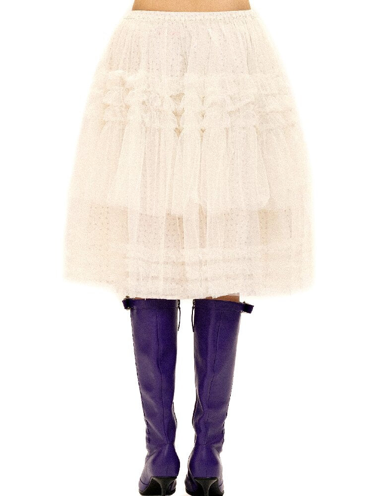 Floral Light Mesh Lace Skirt【s0000016432】