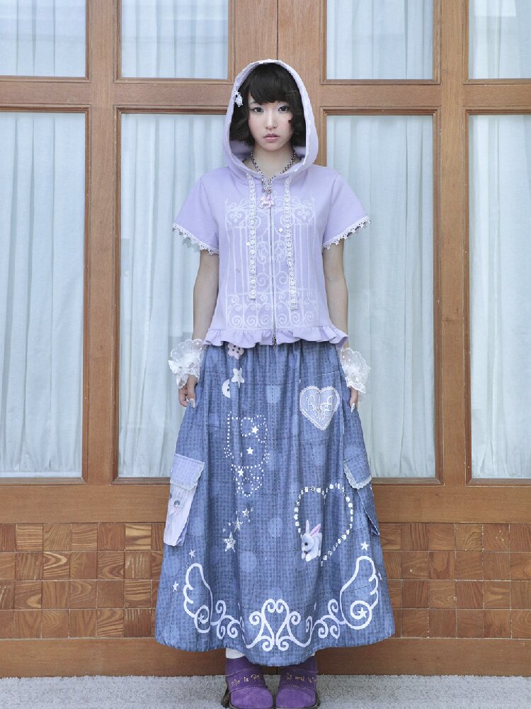 Embroidered Pattern Hooded Cardigan【s0000017134】