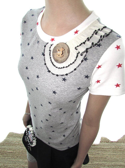 Wooden Pony Star Stretch Short Top【s0000018676】