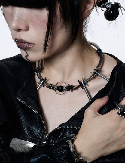Doomsday Mech Punk Choker Necklace【s0000018822】