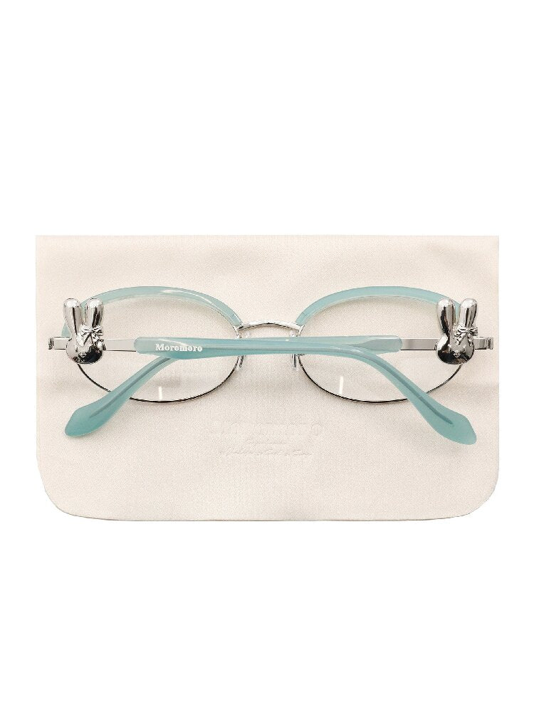 Metal Bow Rabbit Half Frame Glasses【s0000017440】