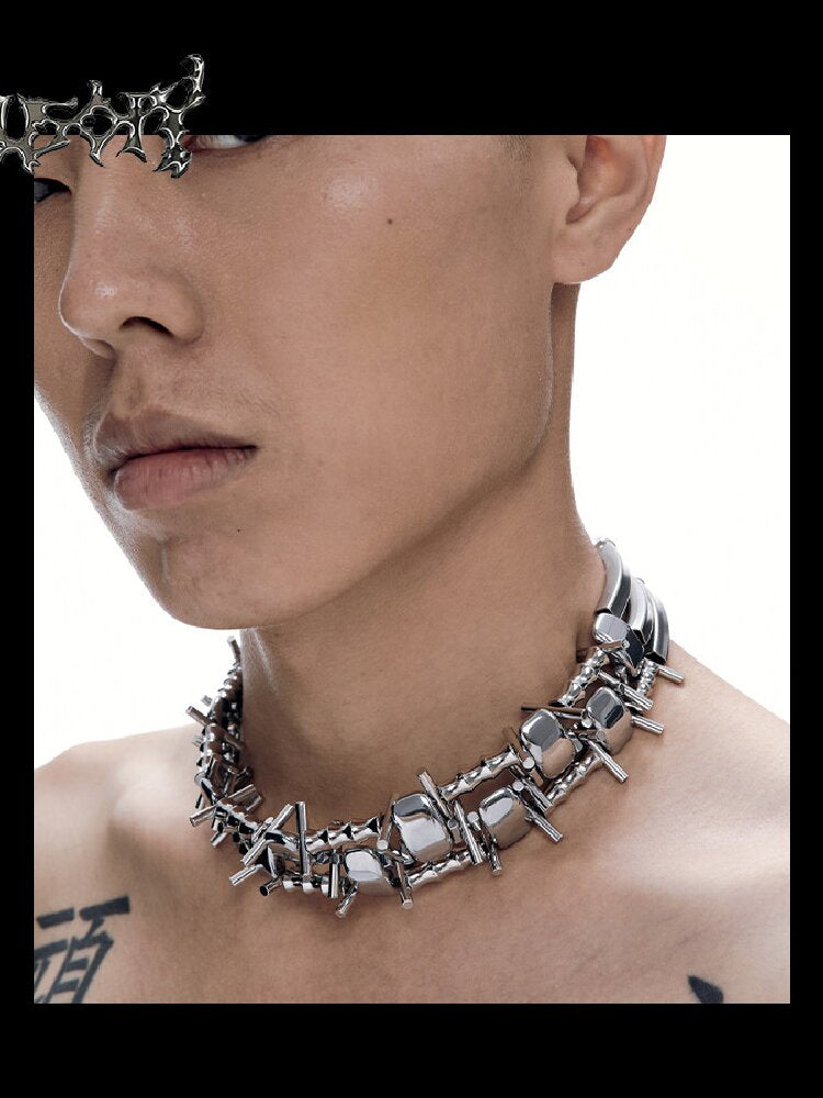 Illusory Heavy Duty Punk Choker Chain【s0000018814】
