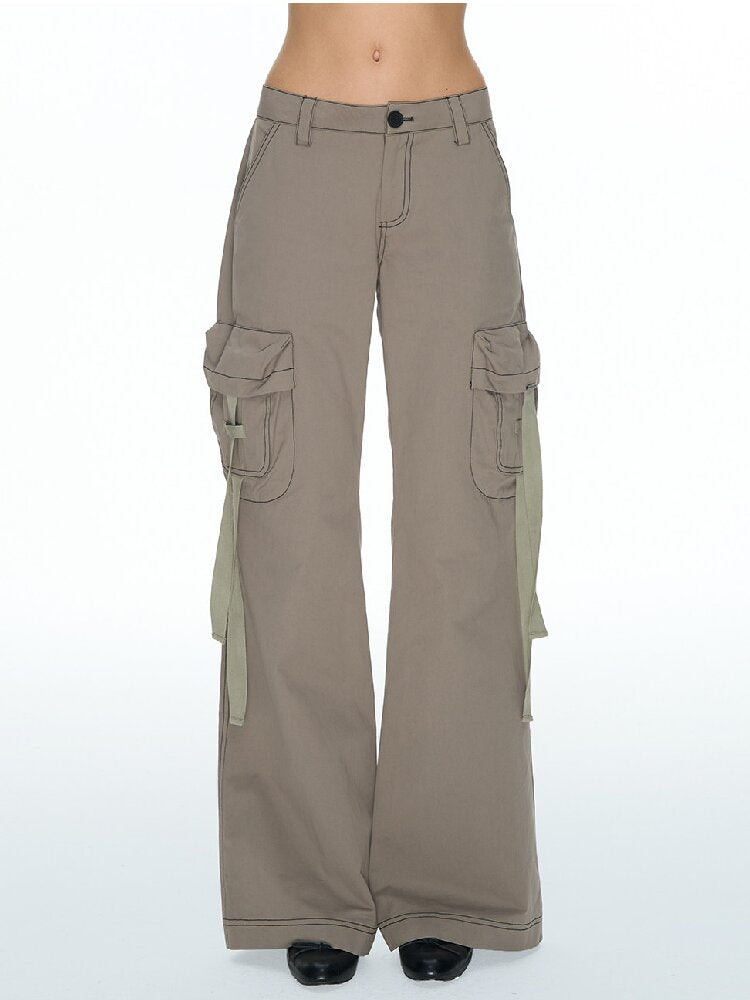 Large Pocket Topstitch Cargo Pant【s0000015860】