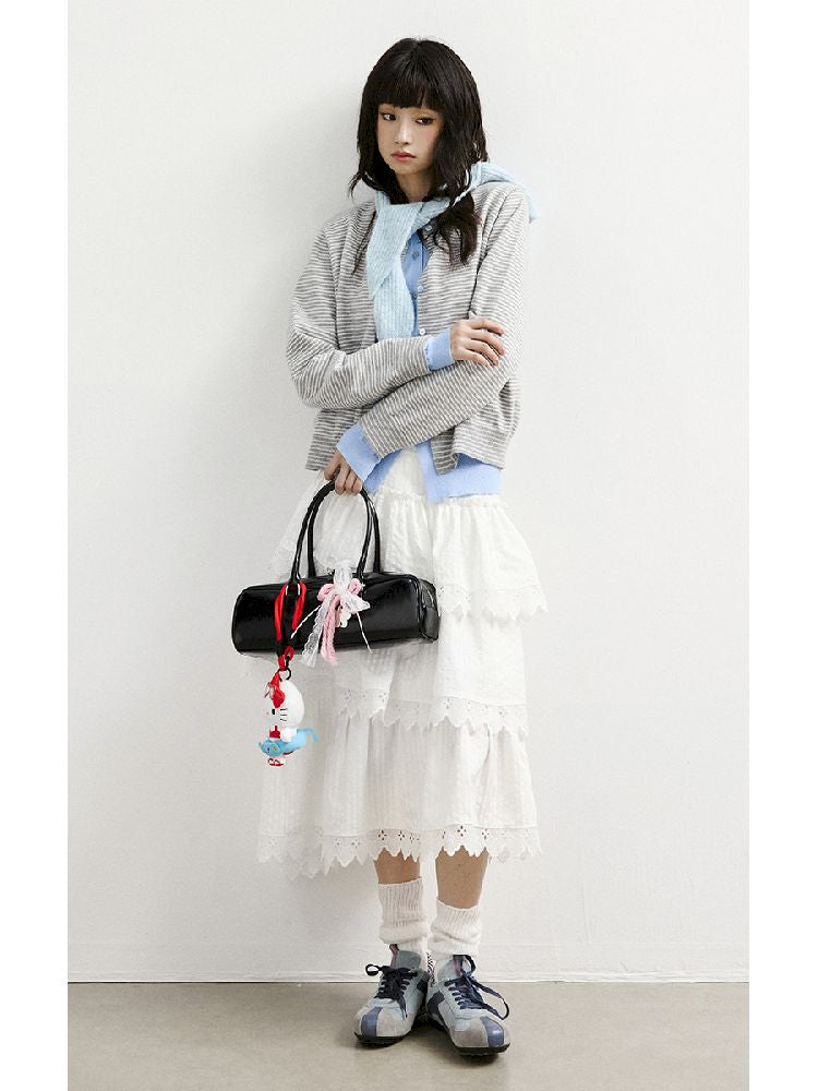 무거운 레이스 케이크 치마 [S0000011421]