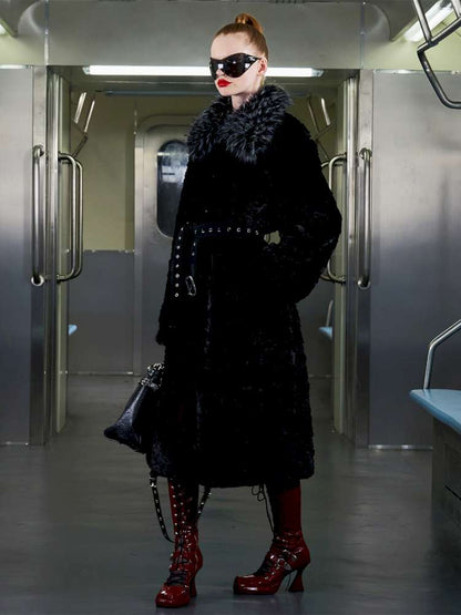 Eco Friendly Fur Panelled Coat【s0000014645】