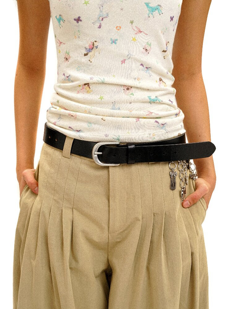 Cotton Pleated Casual Lantern Trousers【s0000016094】