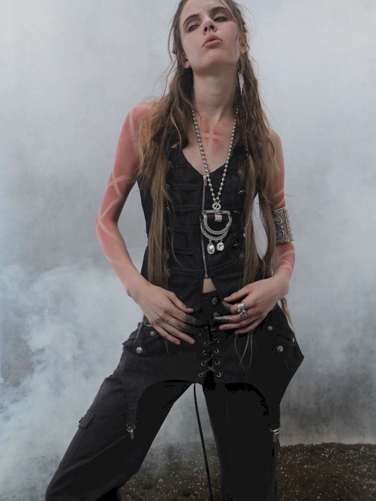 Straight-Leg Pocket Workwear Pants【s0000013904】