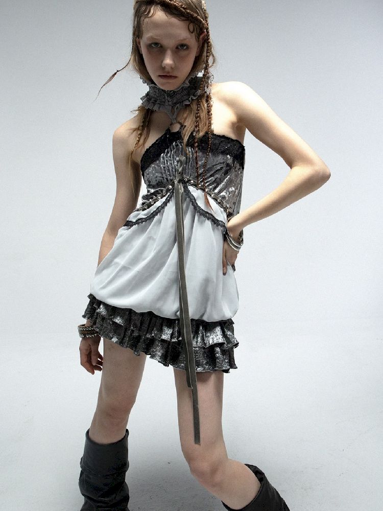 Multi-Layer Pleated Puffy Cake Skirt【s0000012215】