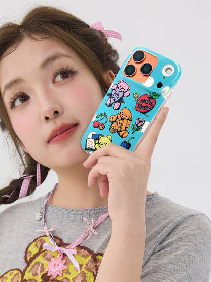 Bear Polka Dot Magnetic Case【s0000016710】
